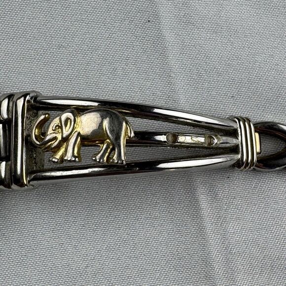 Gucci Womens Watch Quartz For Parts / Repair Metal w Elephants Design - Picture 2 of 13